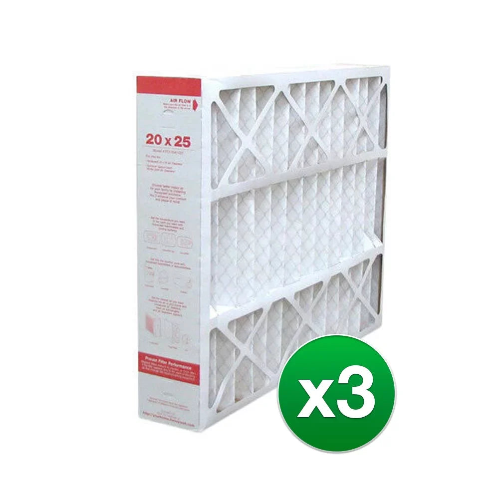 Honeywell FC200E1037 AC Furnace matching 20x25x5 Air Filter Merv 11 - 3 Pack