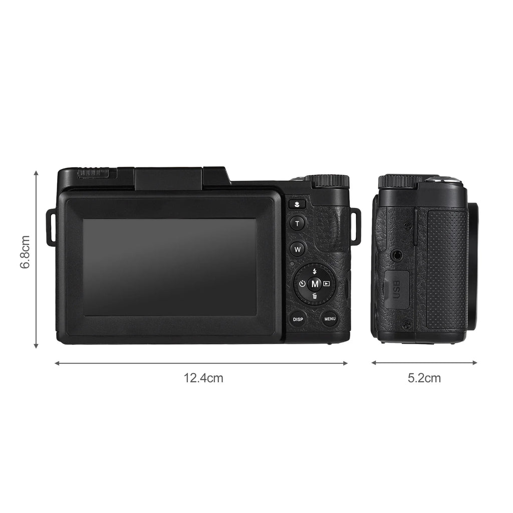 Andoer-2 Digital camera,TFT Rotatable Screen Rotatable Screen 48MP  16X Support 3.0-inch TFT Rotatable 2pcs Batteries Screen 48MP 4K Camera 3.0-inch TFT Portable Camera 3.0-inch 48MP 4K  dsfen