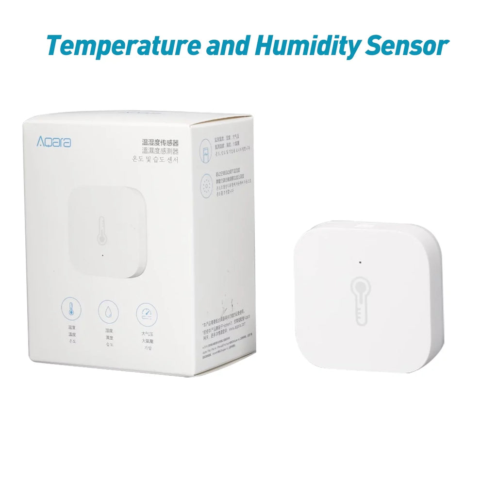 Temperature Sensor Smart Aqara Humidity Sensor for Remote Monitoring and Home Automation REQUIRES AQARA HUB matching with  HomeKit