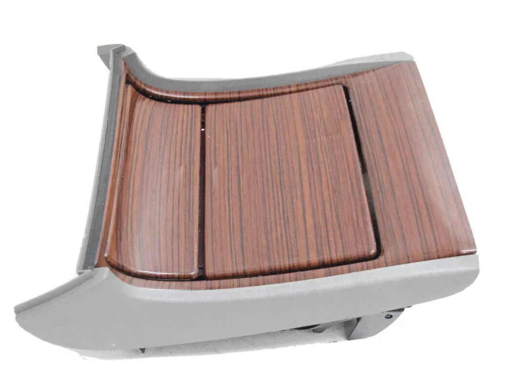 Center Console Cup Holder Woodgrain + Gray appropriate With 03 04 05 06 Cadillac Escalade