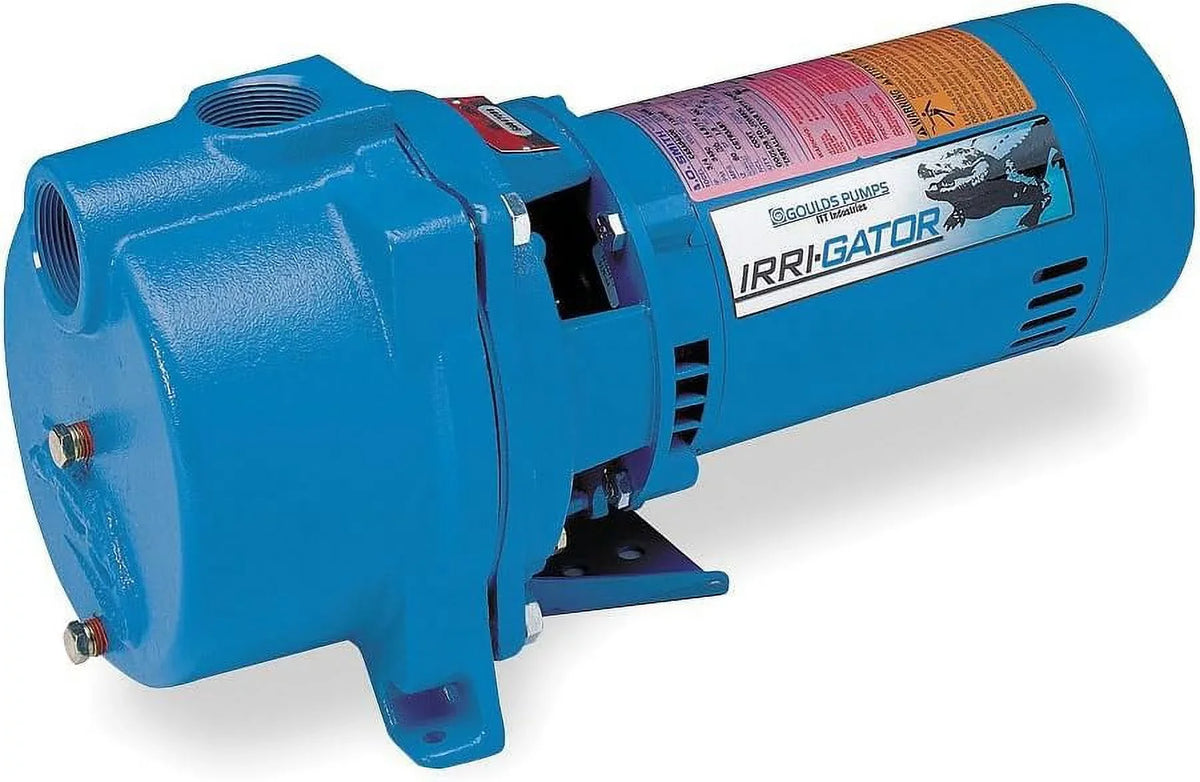 Goulds GT203, IRRI-GATOR Self-Priming Centrifugal Pump, 86 GPM, 2 , 230/460 Volts, 3 Phase, 1-1/2" NPT Suction, 1-1/2" NPT Discharge