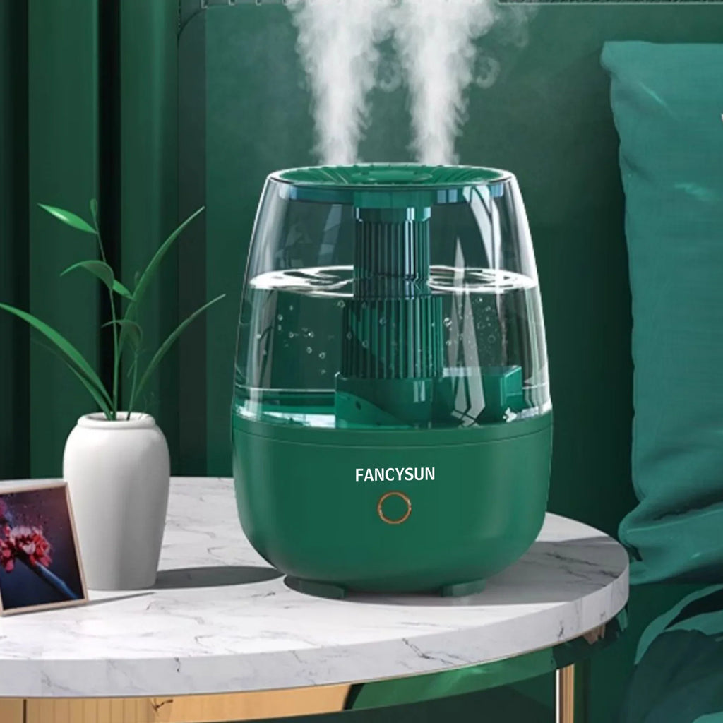FANCYSUN Humidifiers for Bedroom, Cool Mist Humidifier for Home Plant and Baby Nursery, Quiet Ultrasonic Humidifier with 360° Nozzle,Filterless