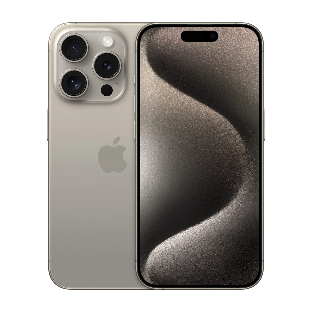 Straight Talk  iPhone 15 Pro, 512GB, Natural - Prepaid Smartphone