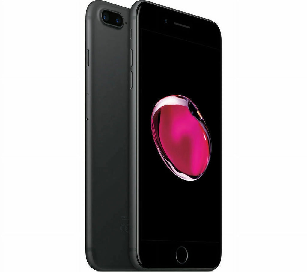 Restored  iPhone 7 Plus A1661 (Fully Unlocked) 32GB Matte Black w/ Pre-Installed Tempered Glass (Refurbished)