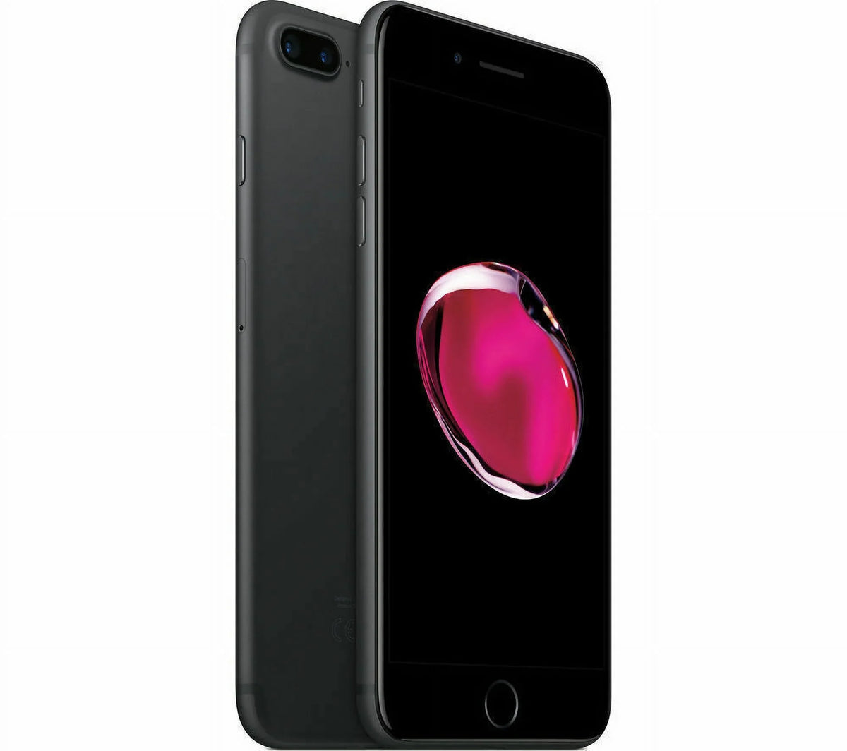 Restored  iPhone 7 Plus A1661 (Fully Unlocked) 32GB Matte Black w/ Pre-Installed Tempered Glass (Refurbished)