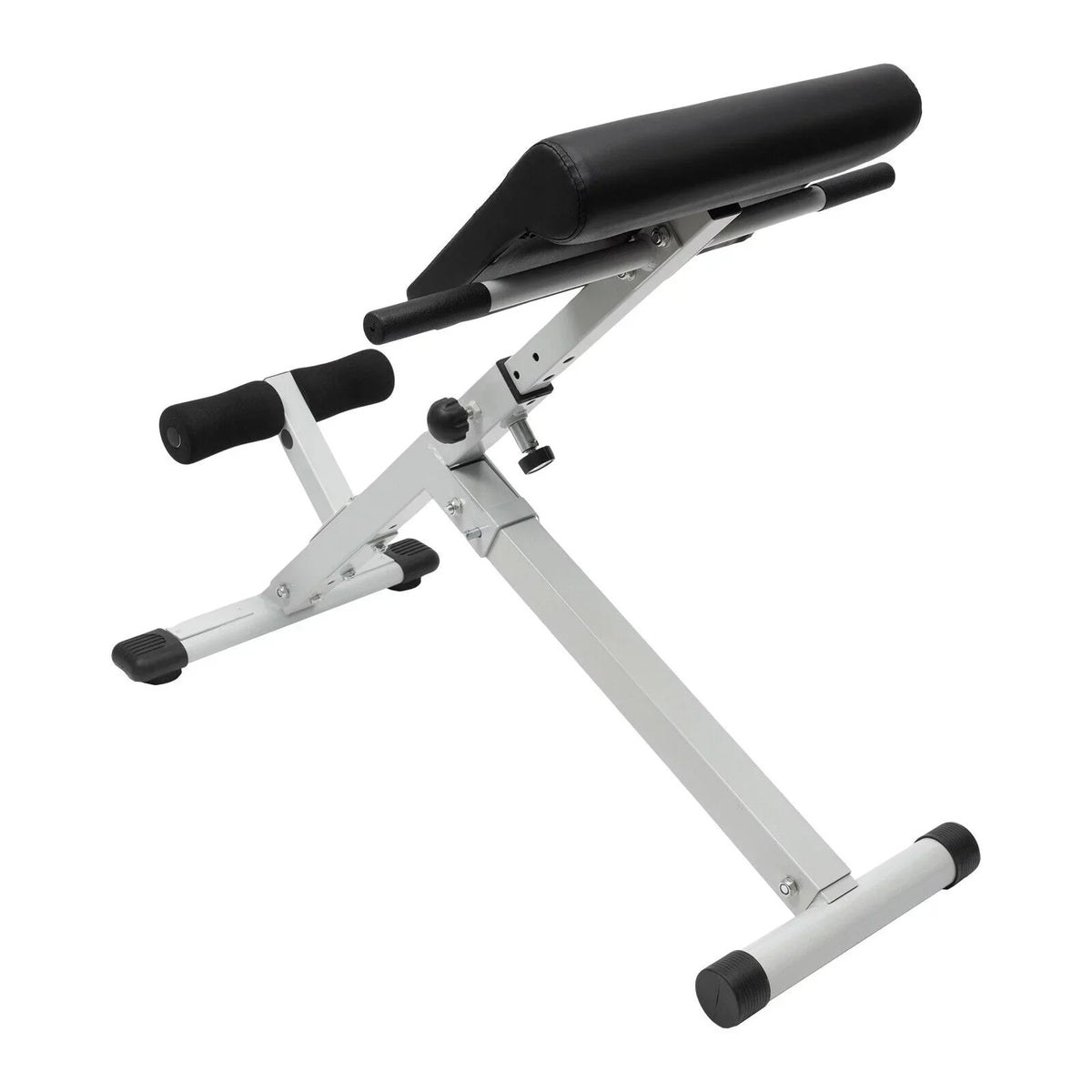 ZhdnBhnos Roman Chair Folding Hyperextension Bench 5 Levels Adjustable Roman Chair Back Exercise Strength Tighten Abdominal 330 lbs