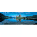 Reflection of a castle in liquid Eilean Donan Castle Loch Duich Highlands Scotland Poster Print by  - 36 x 12