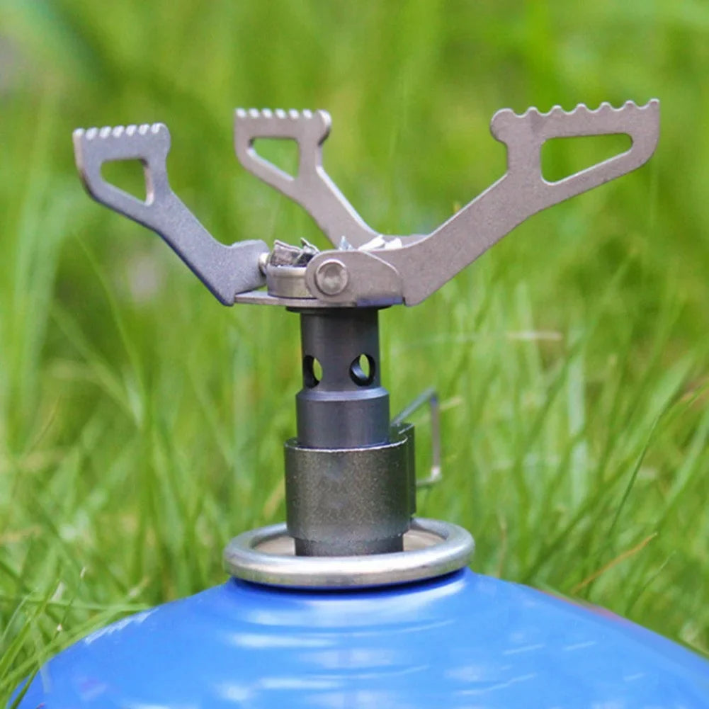 Ultra Lightweight BRS-3000t Titanium Gas Stove for Camping and Outdoor Cooking