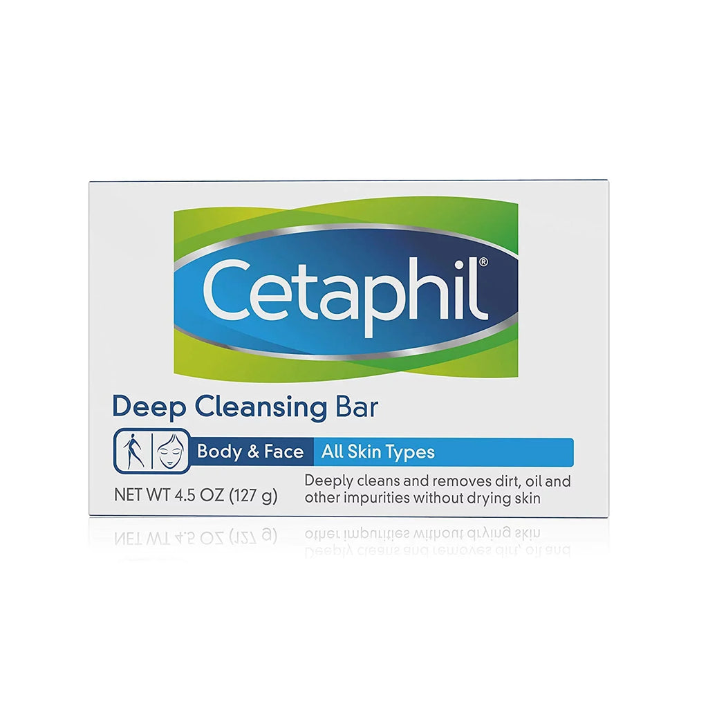 Box. CetaphilÂ® Deep Cleansing Bar 4.5 oz