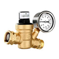 Andoer Valve,Reducer With 0-160psi With 0-160psi And Valve -free Brass 0-160psi And Inlet And Inlet Screened Inlet Screened Filter Brass Adjustable aqua Huiop Valve -free Brass aqua Pressure