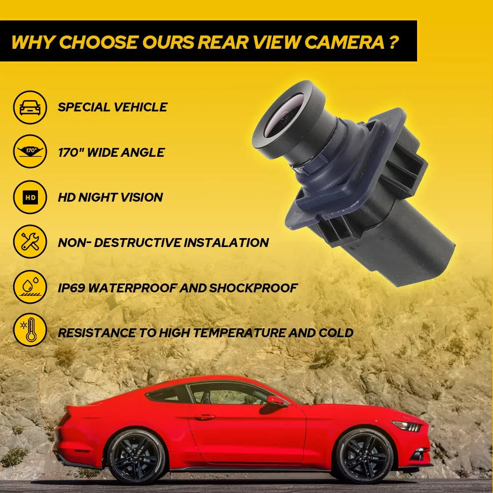 Rear View Backup Parking Camera Fit For 2011-2014  F-150 ,2015-2018  Mustang