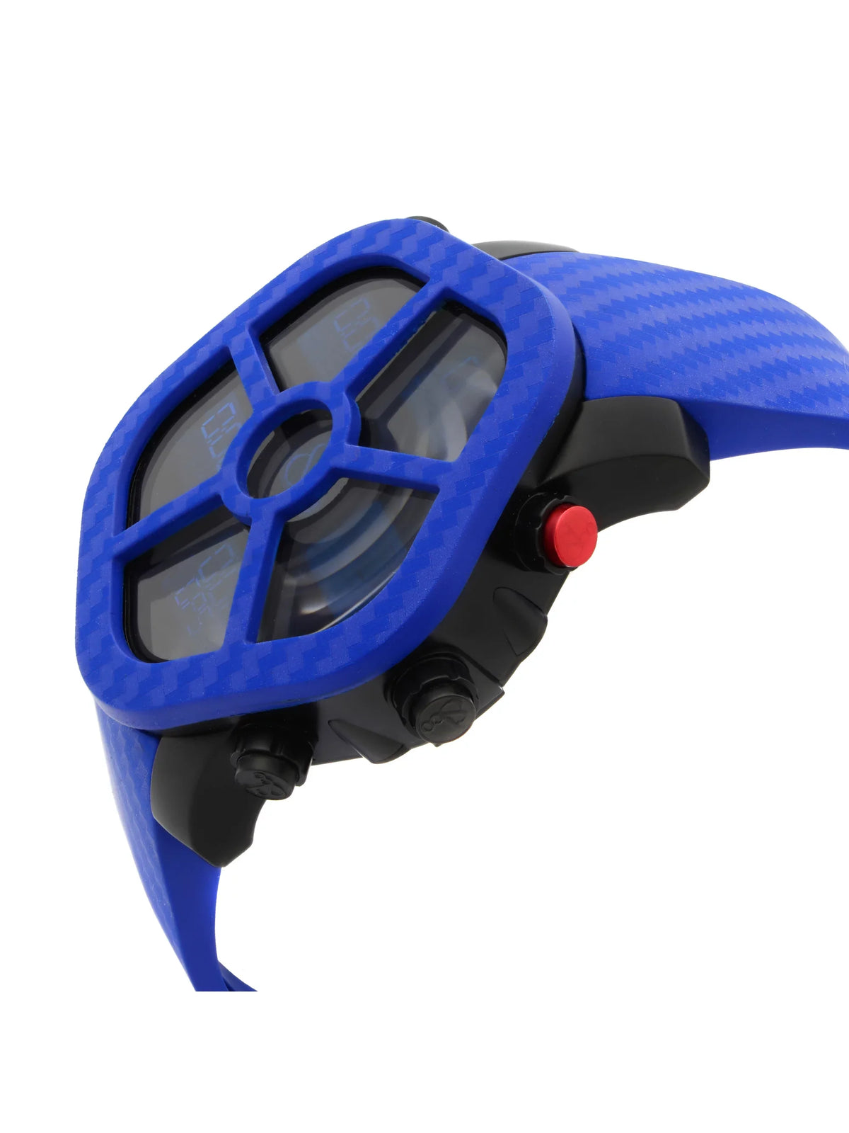 Ghost Carbon Bezel Blue Analog Quartz Men Watch GH100.11.NS.PC.ANE4D. Jacob & Co