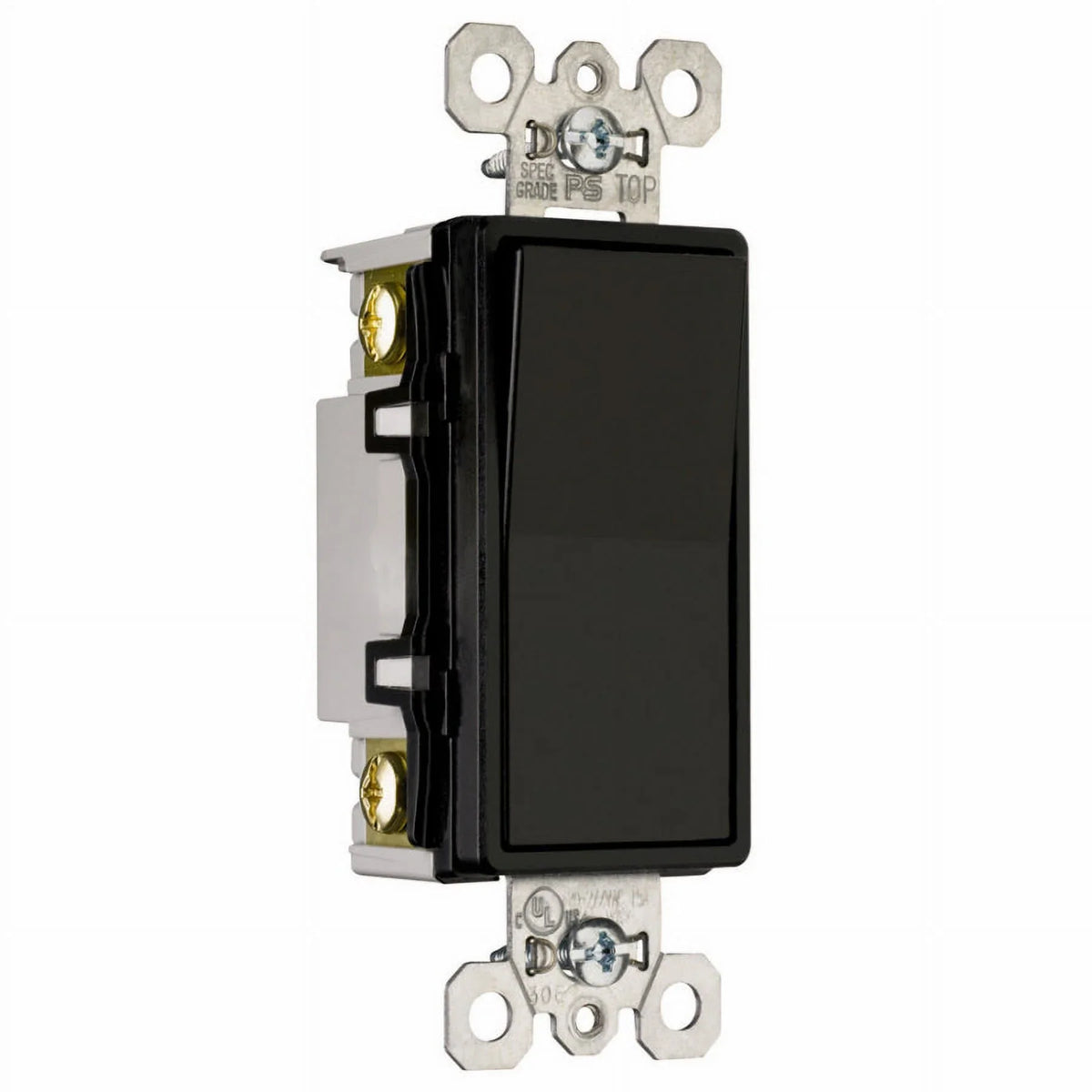 Legrand TM874BKCC6 Radiant 4-Way Decorator Switch, 15A, Black, Each